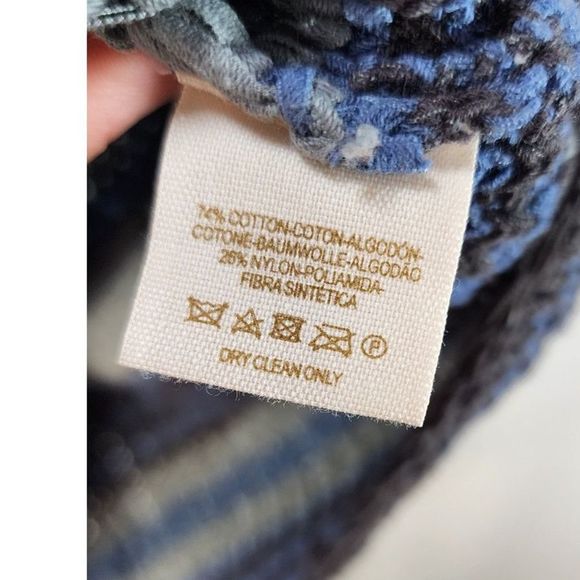 Free People Blue and Gray Striped Sweater - Picture 3 of 6